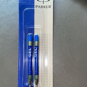 Parker 2-pack Blue Gel Refills--BLUE Vintage